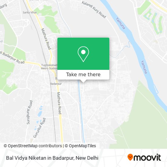 Bal Vidya Niketan in Badarpur map
