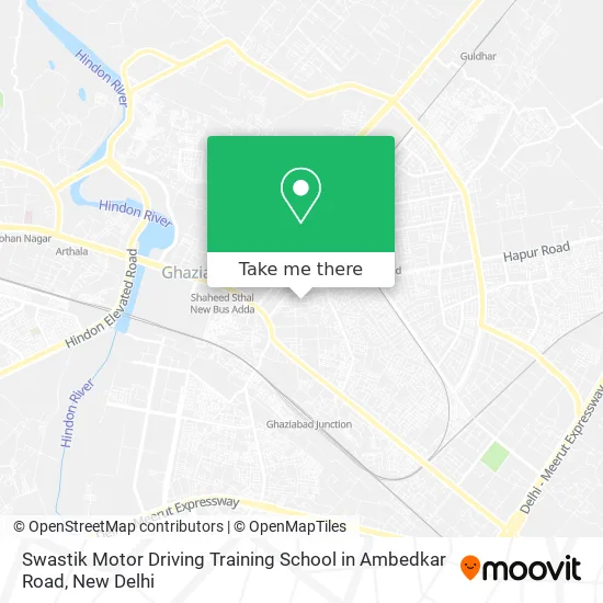 Swastik Motor Driving Training School in Ambedkar Road map