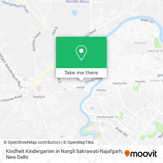 Kindheit Kindergarten in Nangli Sakrawati-Najafgarh map