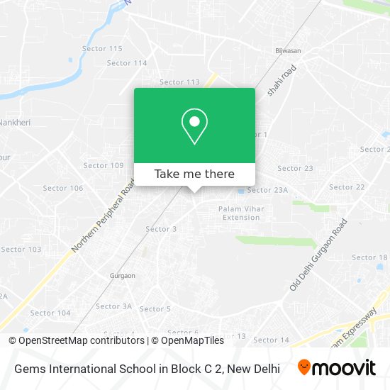 Gems International School in Block C 2 map