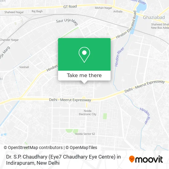 Dr. S.P. Chaudhary (Eye7 Chaudhary Eye Centre) in Indirapuram map