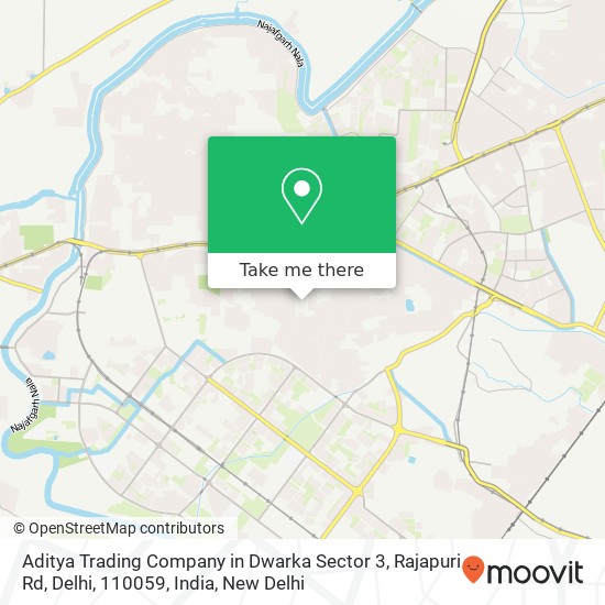 Aditya Trading Company in Dwarka Sector 3, Rajapuri Rd, Delhi, 110059, India map