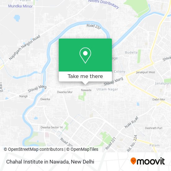 Chahal Institute in Nawada map