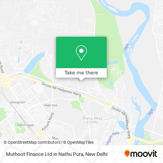 Muthoot Finance Ltd in Nathu Pura map
