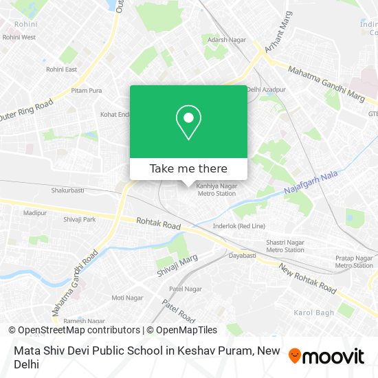Mata Shiv Devi Public School in Keshav Puram map