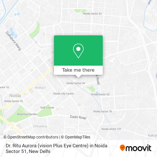 Dr. Ritu Aurora (vision Plus Eye Centre) in Noida Sector 51 map