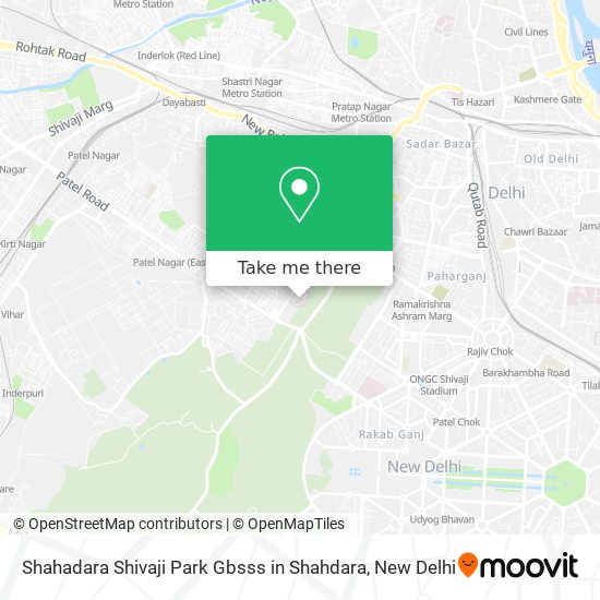 Shahadara Shivaji Park Gbsss in Shahdara map