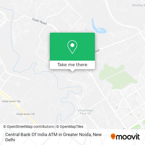Central Bank Of India ATM in Greater Noida map