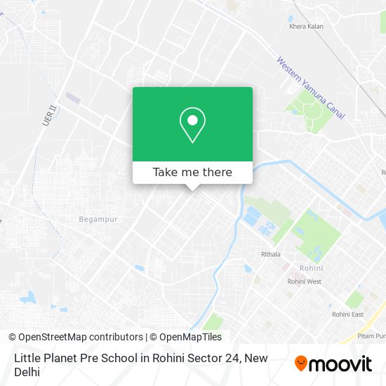 Little Planet Pre School in Rohini Sector 24 map