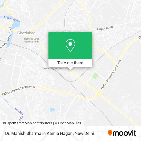 Dr. Manish Sharma in Kamla Nagar map