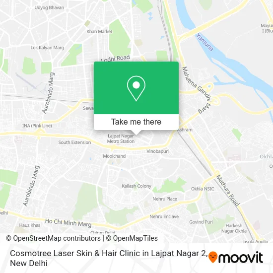 Cosmotree Laser Skin & Hair Clinic in Lajpat Nagar 2 map