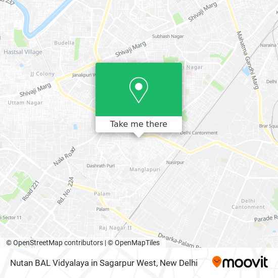 Nutan BAL Vidyalaya in Sagarpur West map