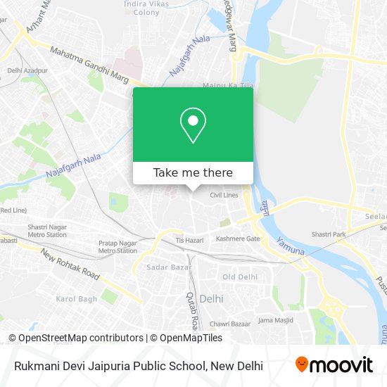 Rukmani Devi Jaipuria Public School map