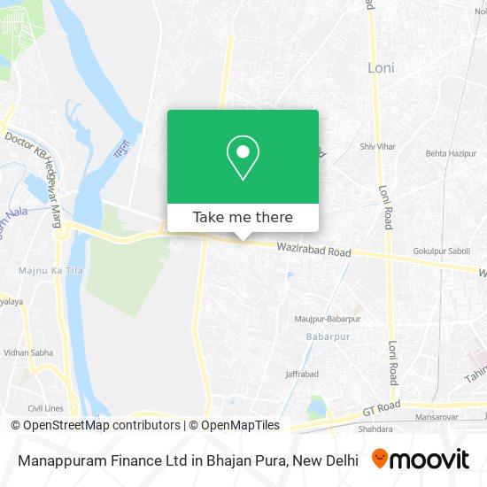 Manappuram Finance Ltd in Bhajan Pura map