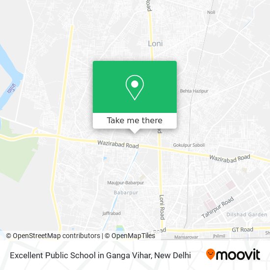 Excellent Public School in Ganga Vihar map
