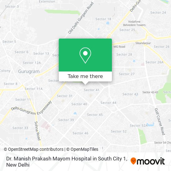 Dr. Manish Prakash Mayom Hospital in South City 1 map