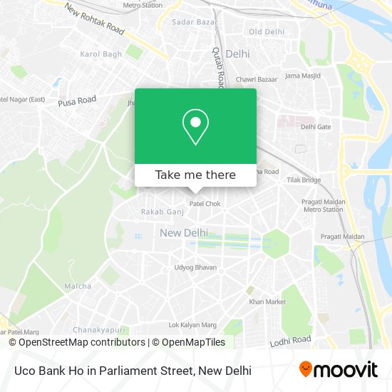 Uco Bank Ho in Parliament Street map