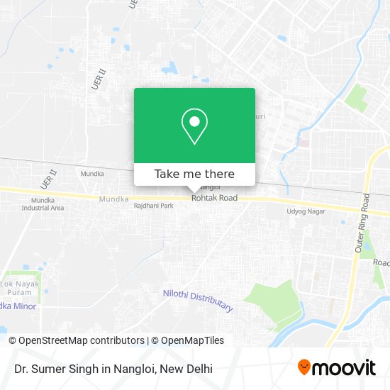 Dr. Sumer Singh in Nangloi map
