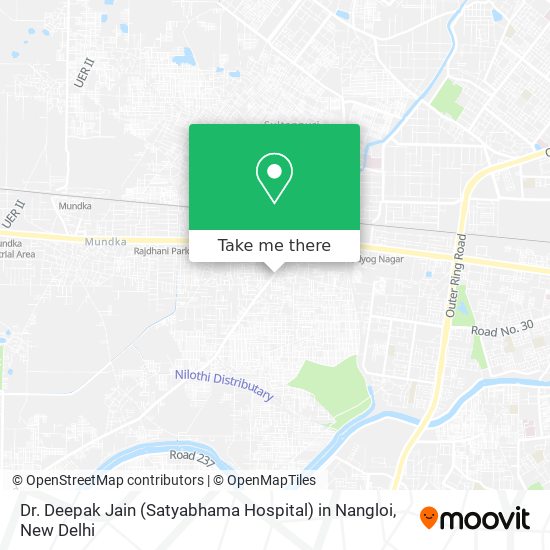 Dr. Deepak Jain (Satyabhama Hospital) in Nangloi map