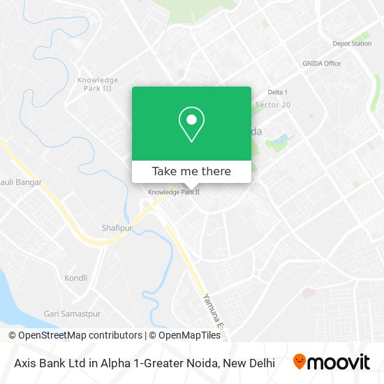 Axis Bank Ltd in Alpha 1-Greater Noida map
