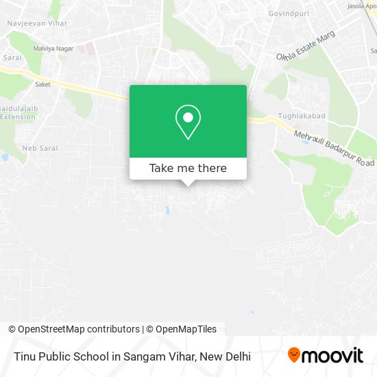 Tinu Public School in Sangam Vihar map