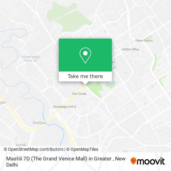 Mastiii 7D (The Grand Venice Mall) in Greater map