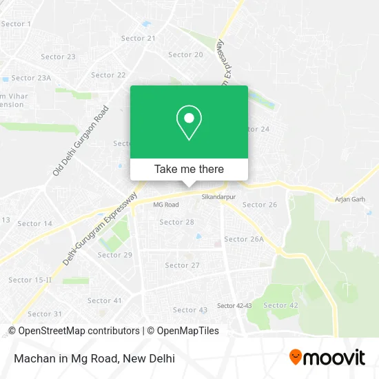 Machan in Mg Road map
