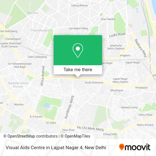 Visual Aids Centre in Lajpat Nagar 4 map