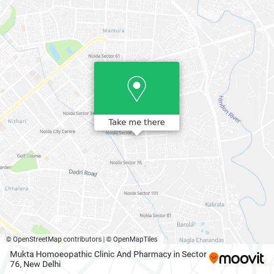 Mukta Homoeopathic Clinic And Pharmacy in Sector 76 map