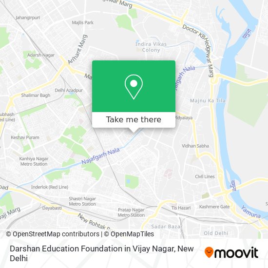 Darshan Education Foundation in Vijay Nagar map