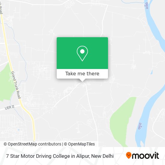 7 Star Motor Driving College in Alipur map