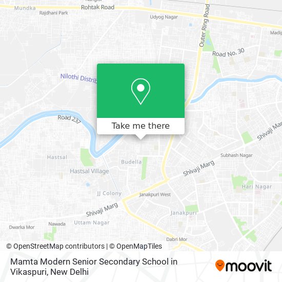Mamta Modern Senior Secondary School in Vikaspuri map