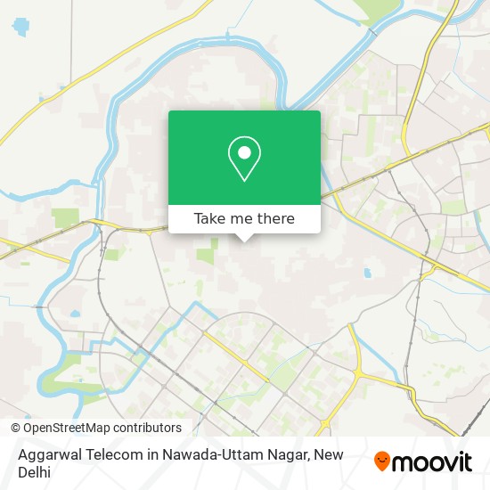 Aggarwal Telecom in Nawada-Uttam Nagar map