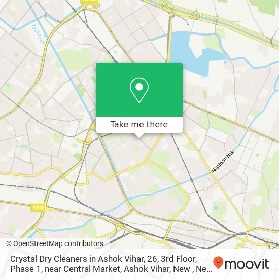 Crystal Dry Cleaners in Ashok Vihar, 26, 3rd Floor, Phase 1, near Central Market, Ashok Vihar, New map