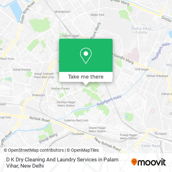 D K Dry Cleaning And Laundry Services in Palam Vihar map