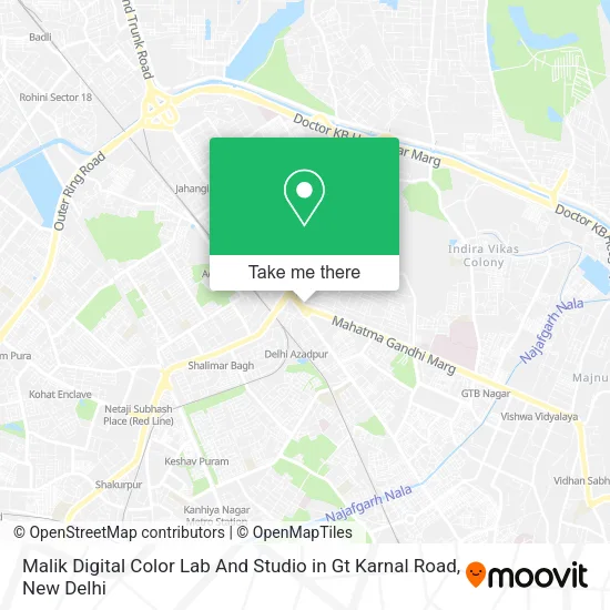 Malik Digital Color Lab And Studio in Gt Karnal Road map