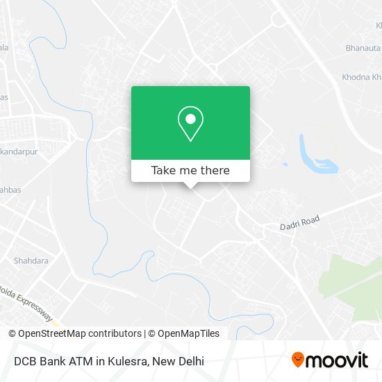 DCB Bank ATM in Kulesra map