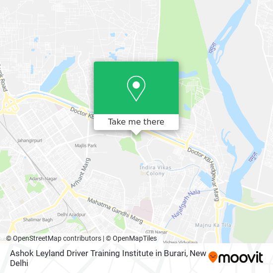 Ashok Leyland Driver Training Institute in Burari map