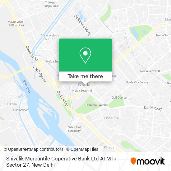 Shivalik Mercantile Coperative Bank Ltd ATM in Sector 27 map