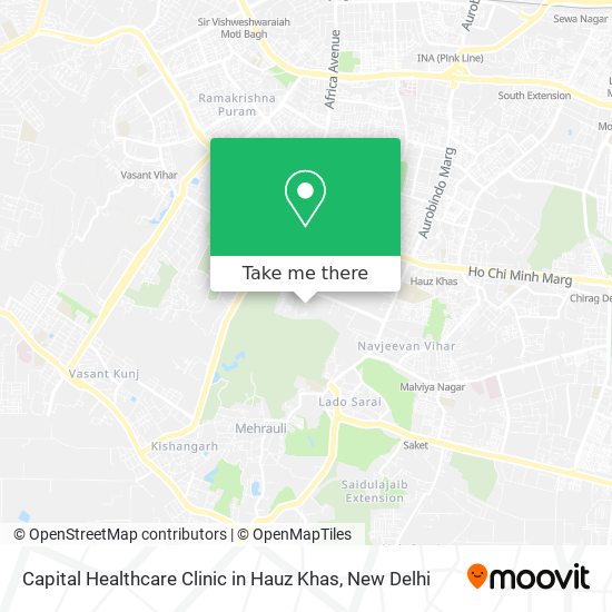 Capital Healthcare Clinic in Hauz Khas map