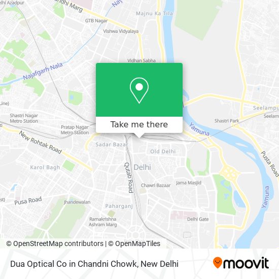 Dua Optical Co in Chandni Chowk map