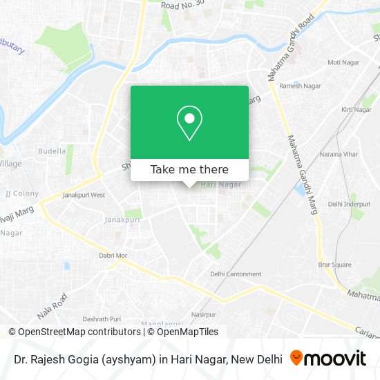 Dr. Rajesh Gogia (ayshyam) in Hari Nagar map