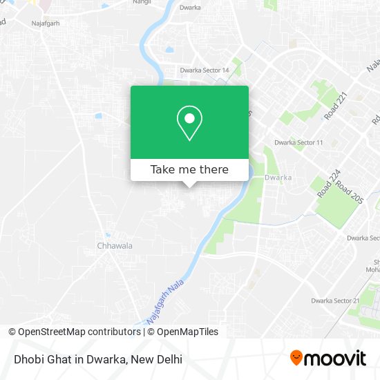 Dhobi Ghat in Dwarka map