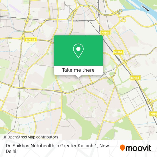 Dr. Shikhas Nutrihealth in Greater Kailash 1 map