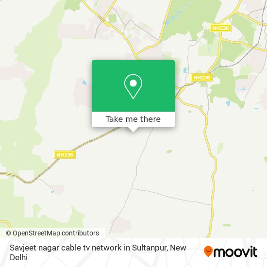Savjeet nagar cable tv network in Sultanpur map