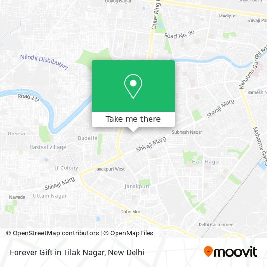 Forever Gift in Tilak Nagar map