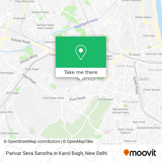 Parivar Seva Sanstha in Karol Bagh map