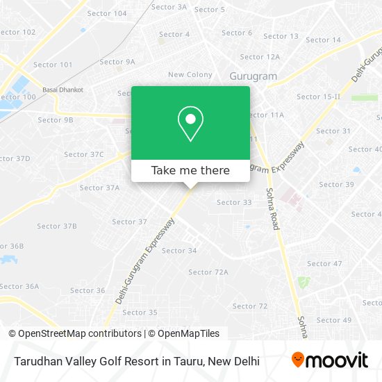 Tarudhan Valley Golf Resort in Tauru map