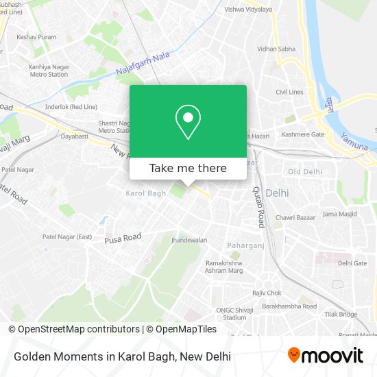 Golden Moments in Karol Bagh map