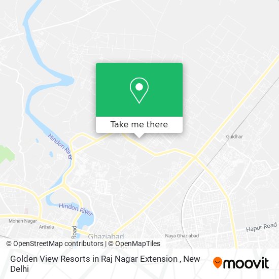 Golden View Resorts in Raj Nagar Extension map